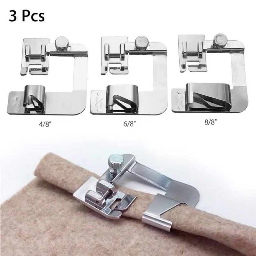 Textile Sewing Machine - 1PCS-3PCS 13/19/25mm 가정용 재봉틀 풋 프레서