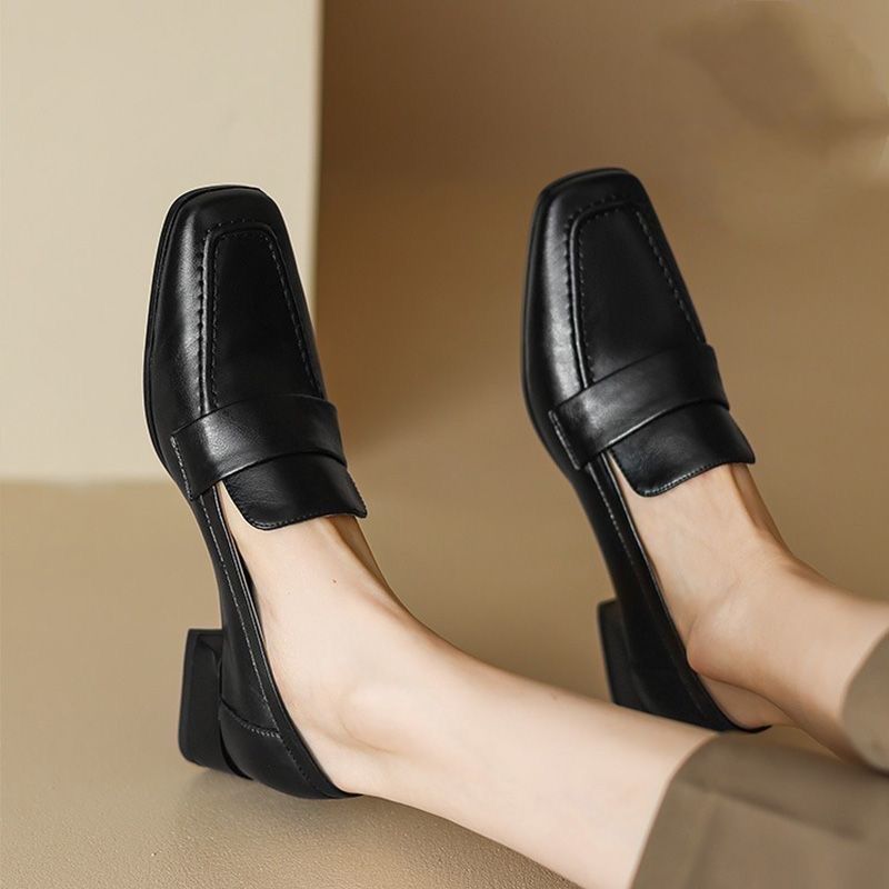 여성용 부드러운 가죽 로퍼 2025 봄 가을 부드러운  - Sewing Latex 리뷰 및 가격