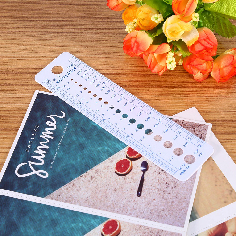 퀼팅 패치워크 자 플라스틱 뜨개질 바늘 게이지 자 인치 - Sewing Gauge Ruler 리뷰 및 가격